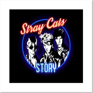 story - stray cats Posters and Art